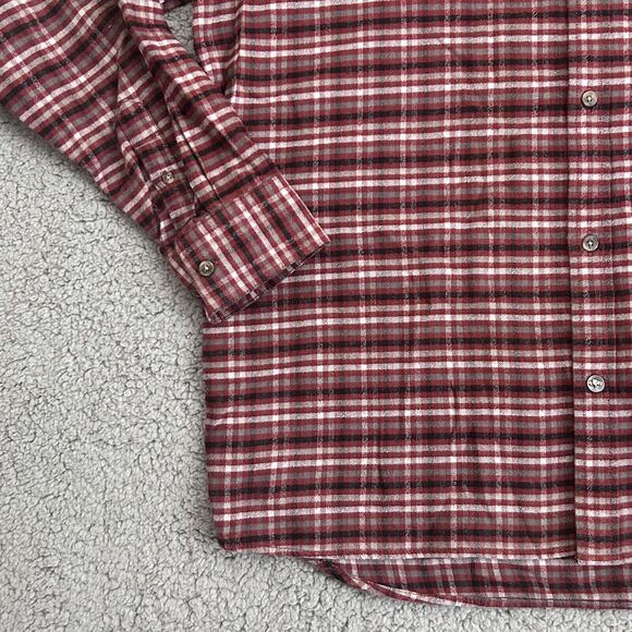 Mountain Khakis Heavy Duty Flannel Mens L Button Up Shirt Logo 100% Cotton - Picture 4 of 16